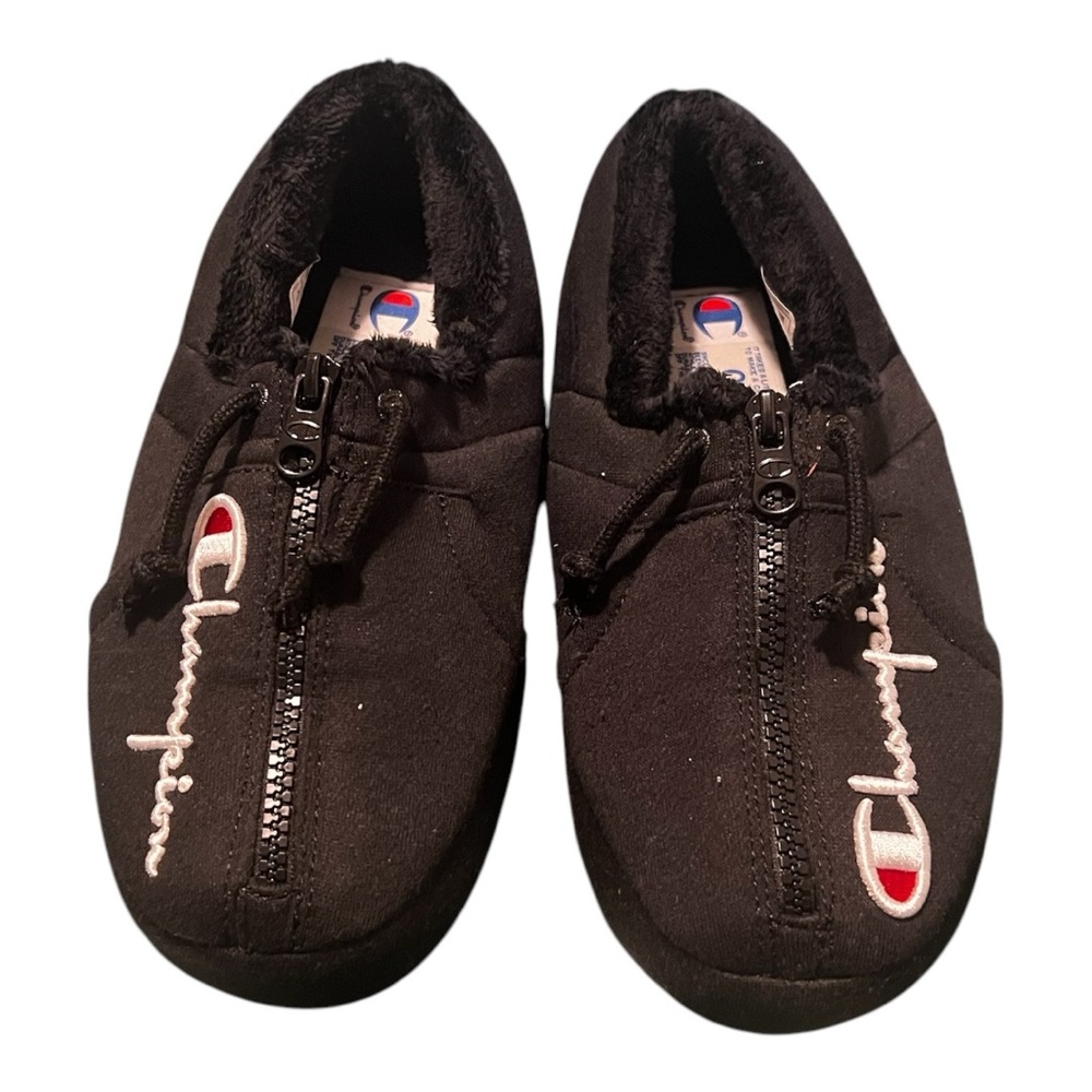 Champion Black Cozy Indoor Slippers